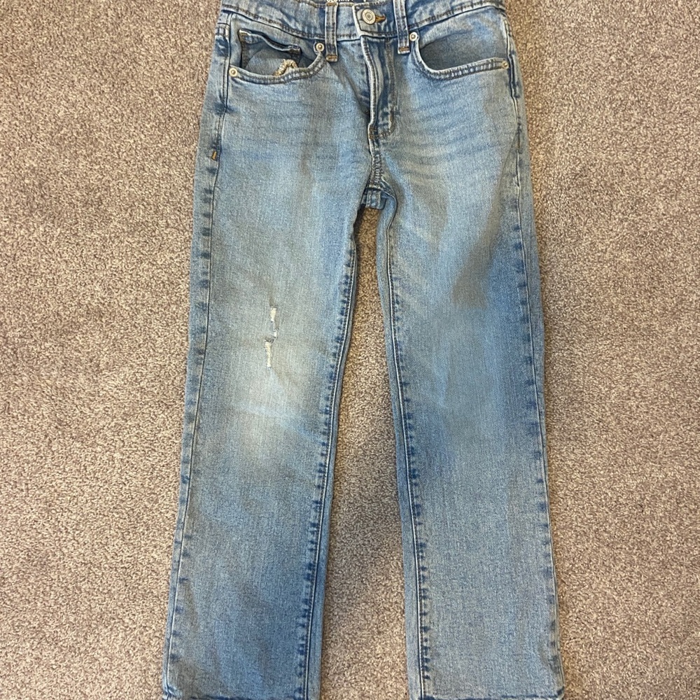 Old Navy Light Blue Boy’s Bootcut distressed Jeans
